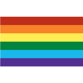 Economy Rainbow Flag 3' x 5'
